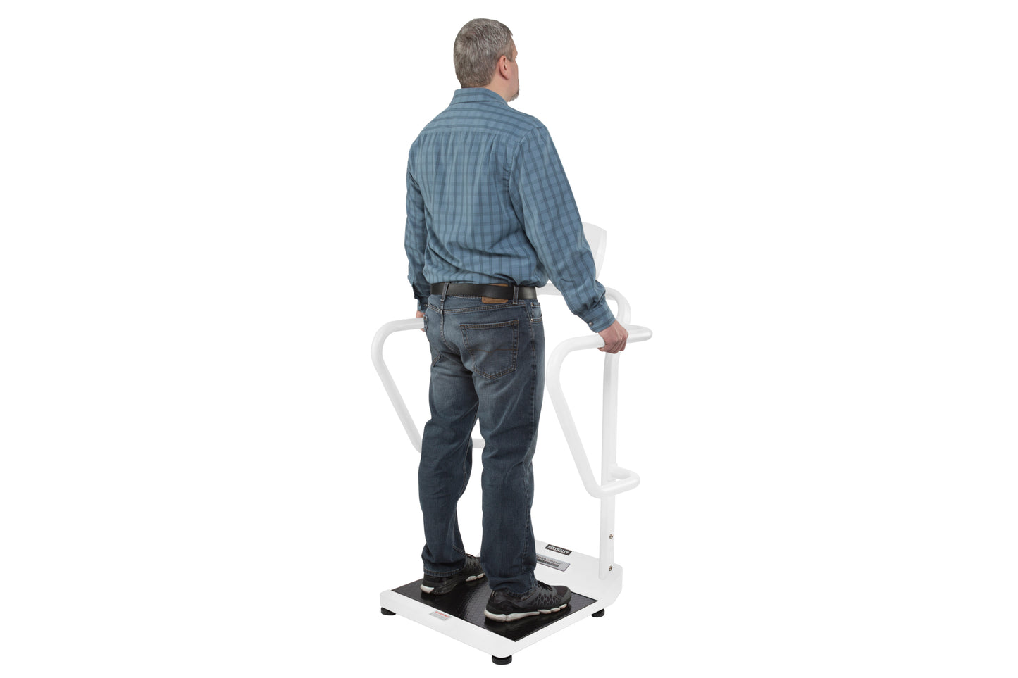 Digital Platform Scale with Extra Wide Handrails - ADA Compliant