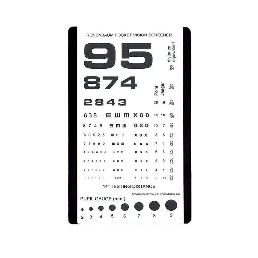 Pocket Eye Chart