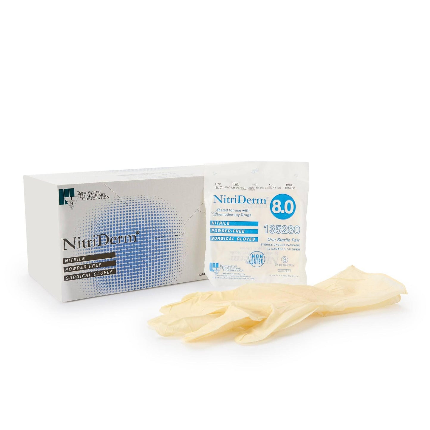 I.H. Nitrile Surgical Gloves