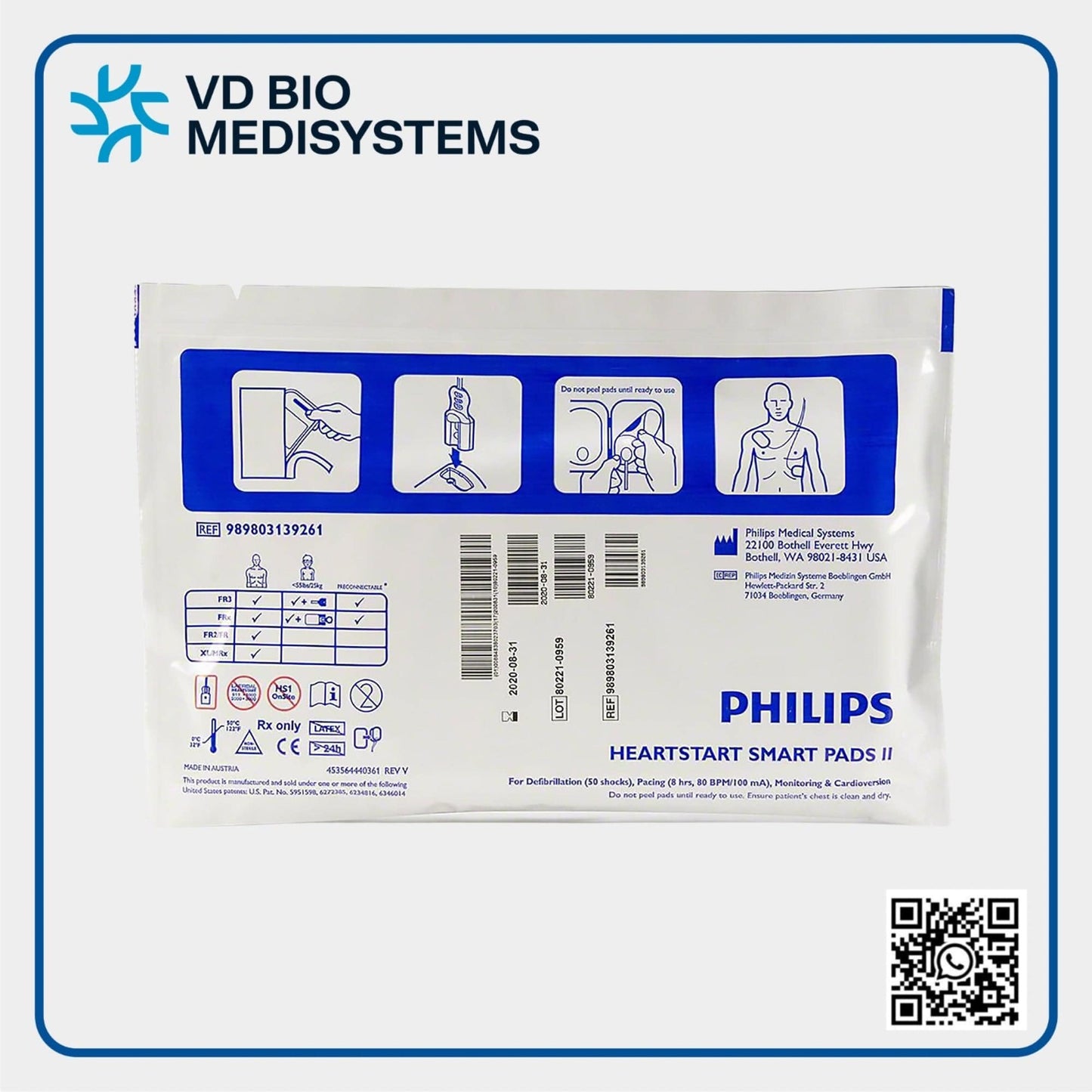 Smart Pads II FRx Defibrillator Pad