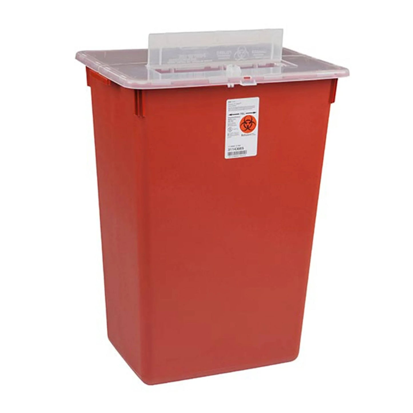 Monoject Sharps Container with Split Lid