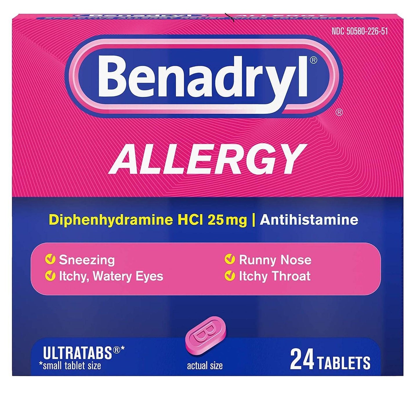 Benadryl Ultratab Allergy Relief Tablets