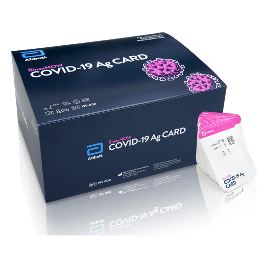 BinaxNow COVID-19 Ag Card with NAVICA Mobile APP