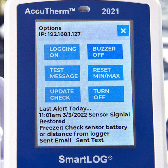 AccuTherm SmartLOG Wireless Vaccine Sensor