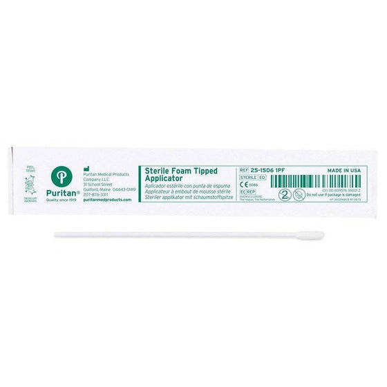Foam Tipped Applicator with Polystyrene Handle