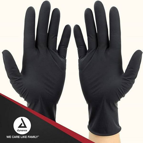 Safe Touch Black Nitrile Exam Gloves