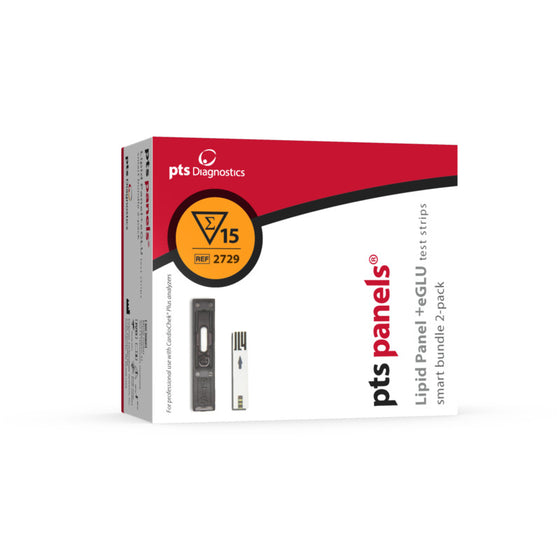 PTS Panels Lipid + eGLU Test Strips Smart Bundle