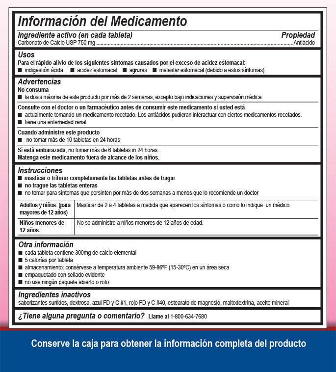 Ban-acid Maximum Strength Antacid Tablets