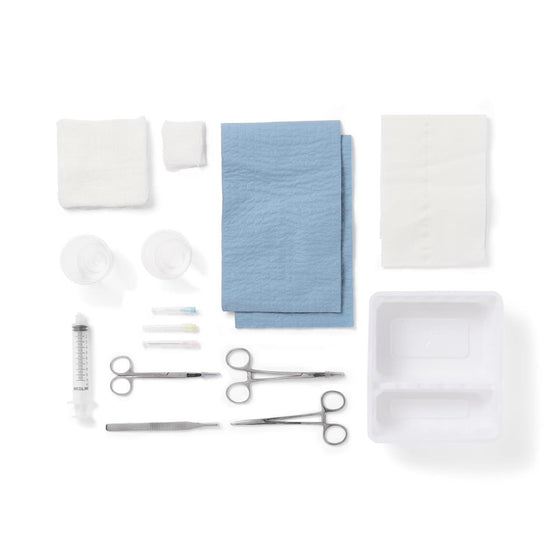 Comfort Loop Laceration Tray Instruments