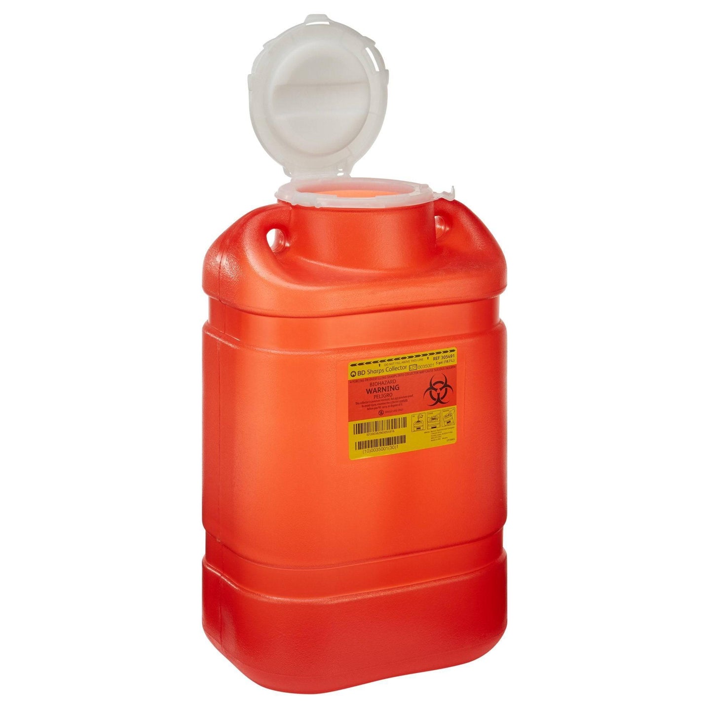 Multiuse One-Piece Sharps Container