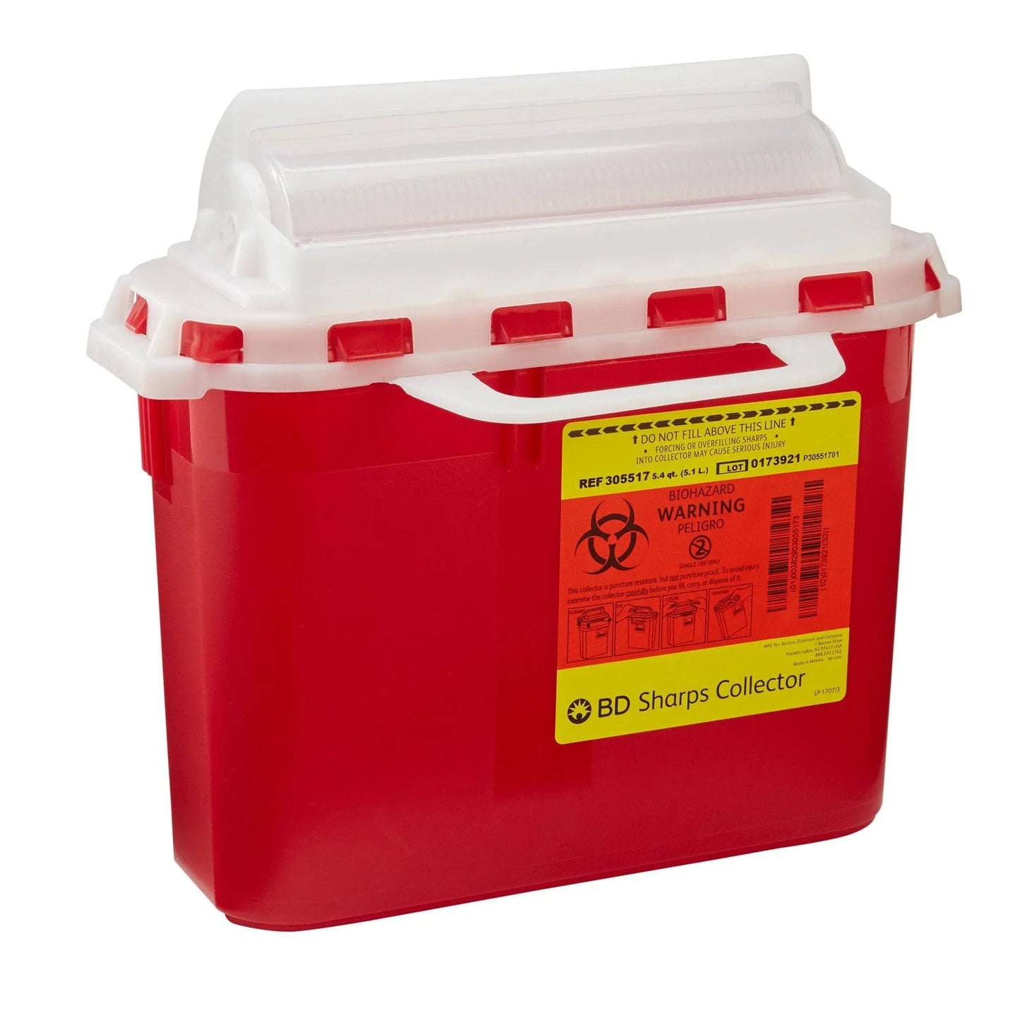 Sharps Container with Horizontal Entry