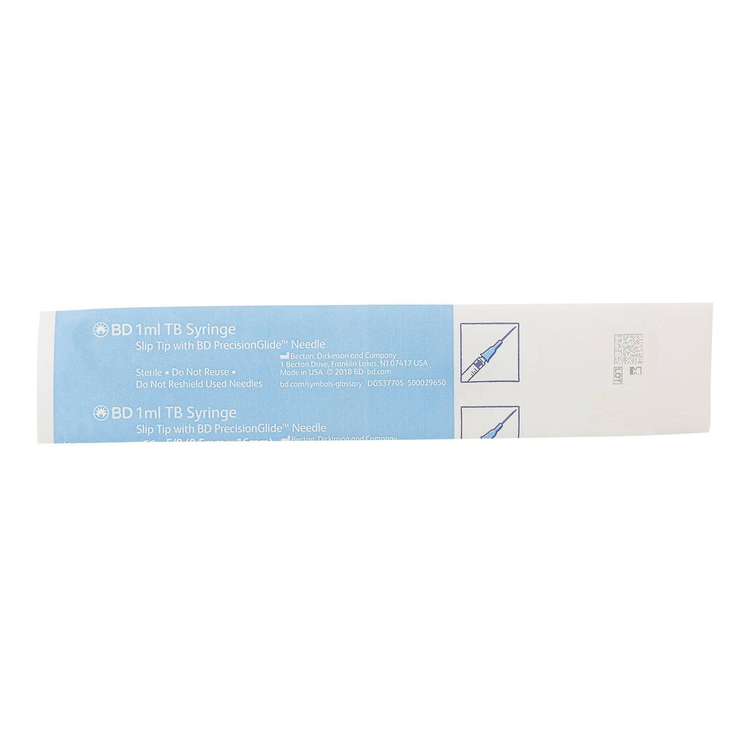 1 mL TB Syringe with PrecisionGlide Detachable Needle