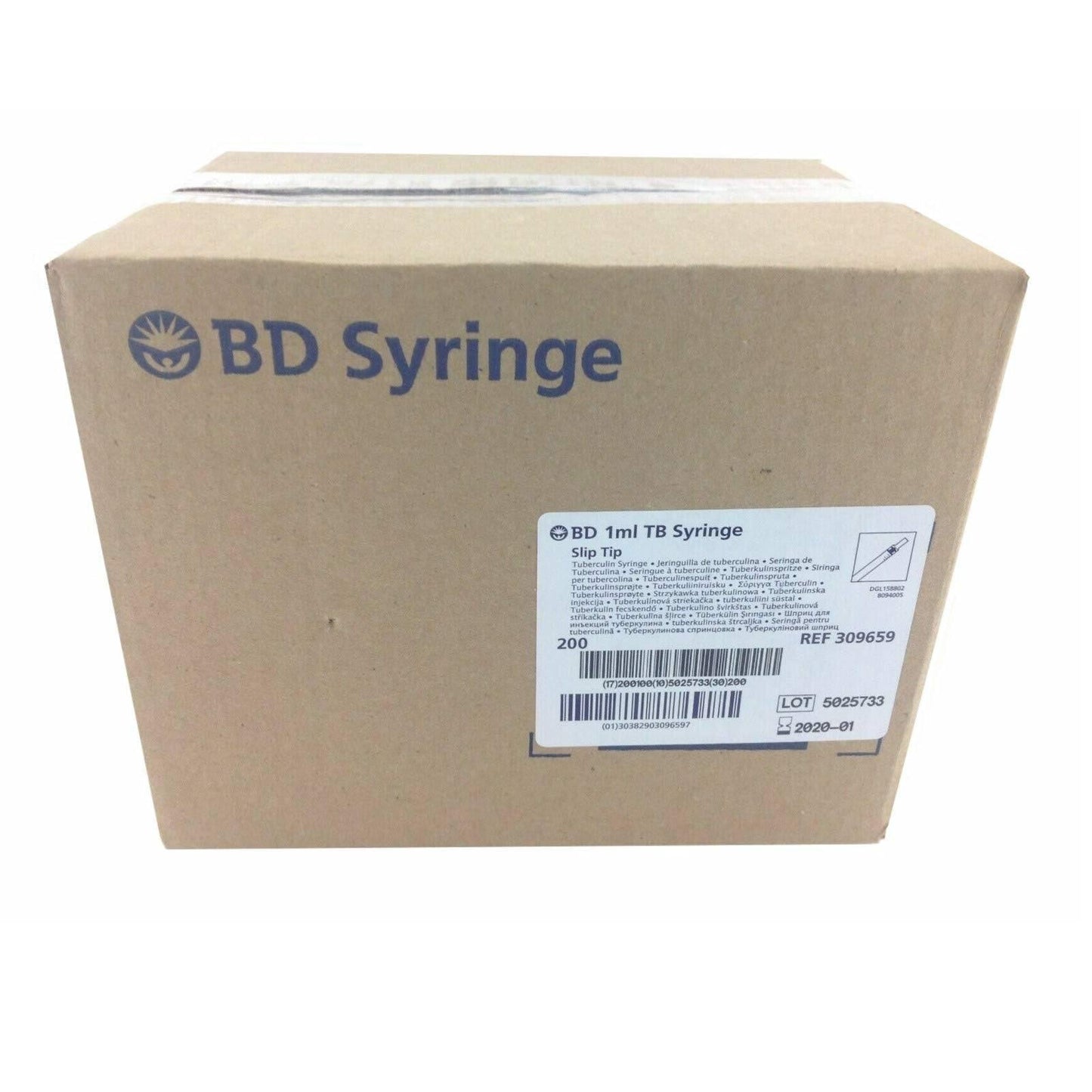 1 mL TB Syringe with Luer Slip Tip