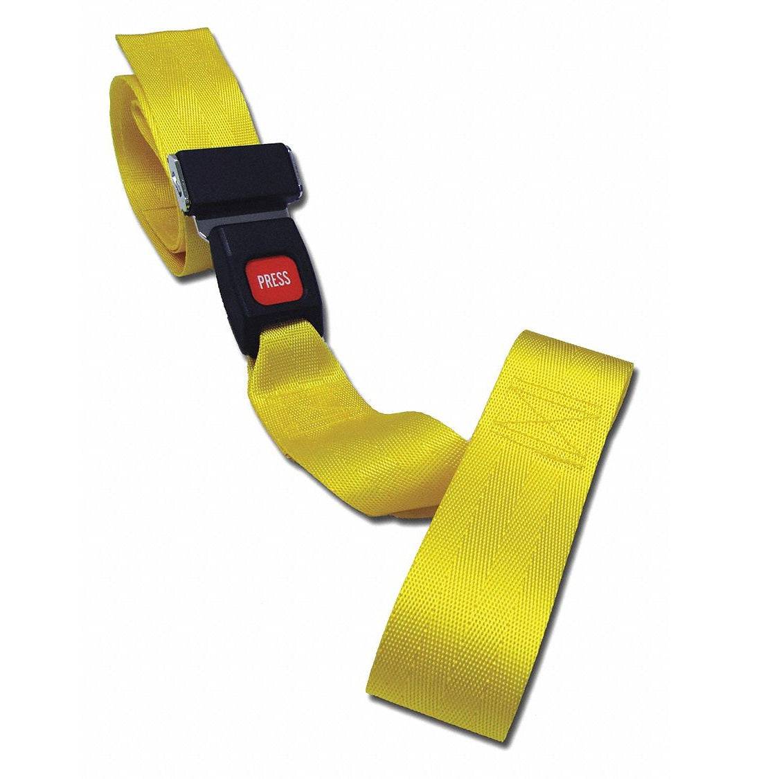 Stretcher/Cot Straps with Metal Push Button Buckle with Strap