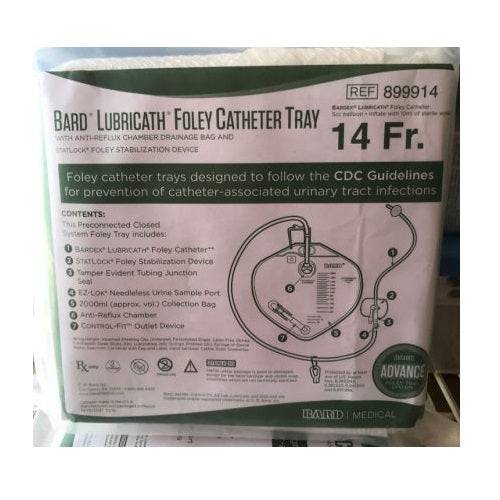 Lubricath Foley Tray with 14FR Drainage Bag