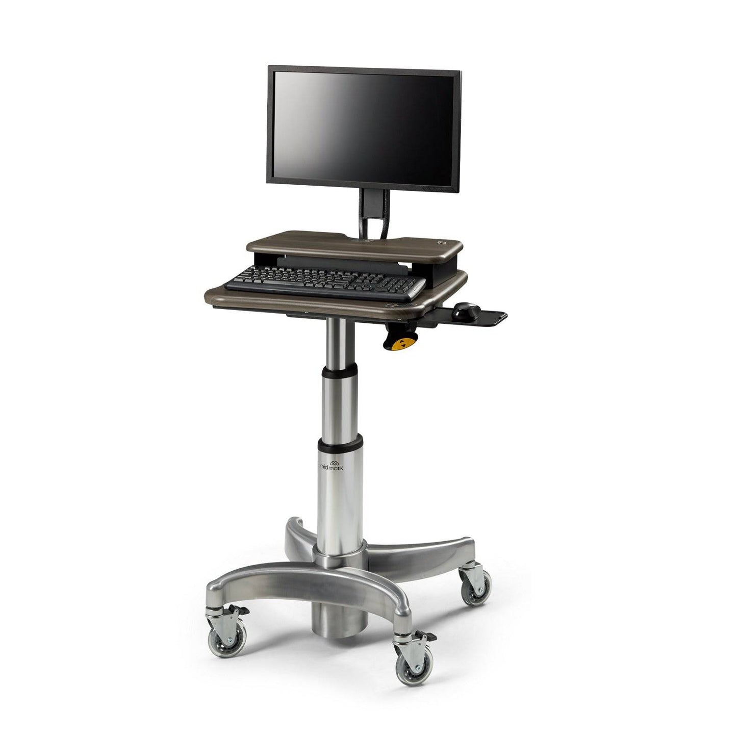 Height-Adjustable Flat Panel Workstation