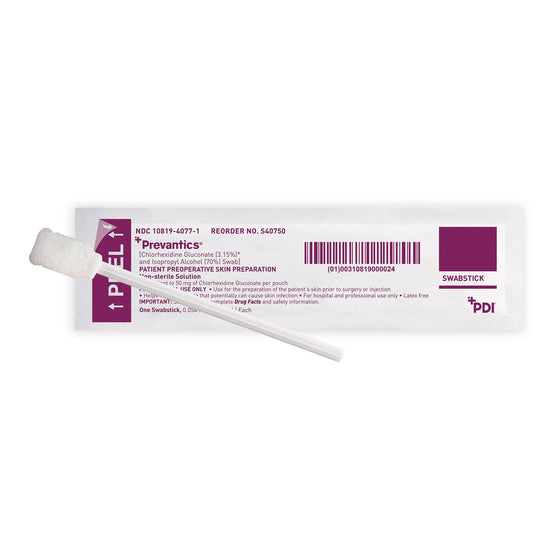 Prevantics Skin Swabsticks: Antimicrobial, Precision Applicator for Effective CLABSI Prevention