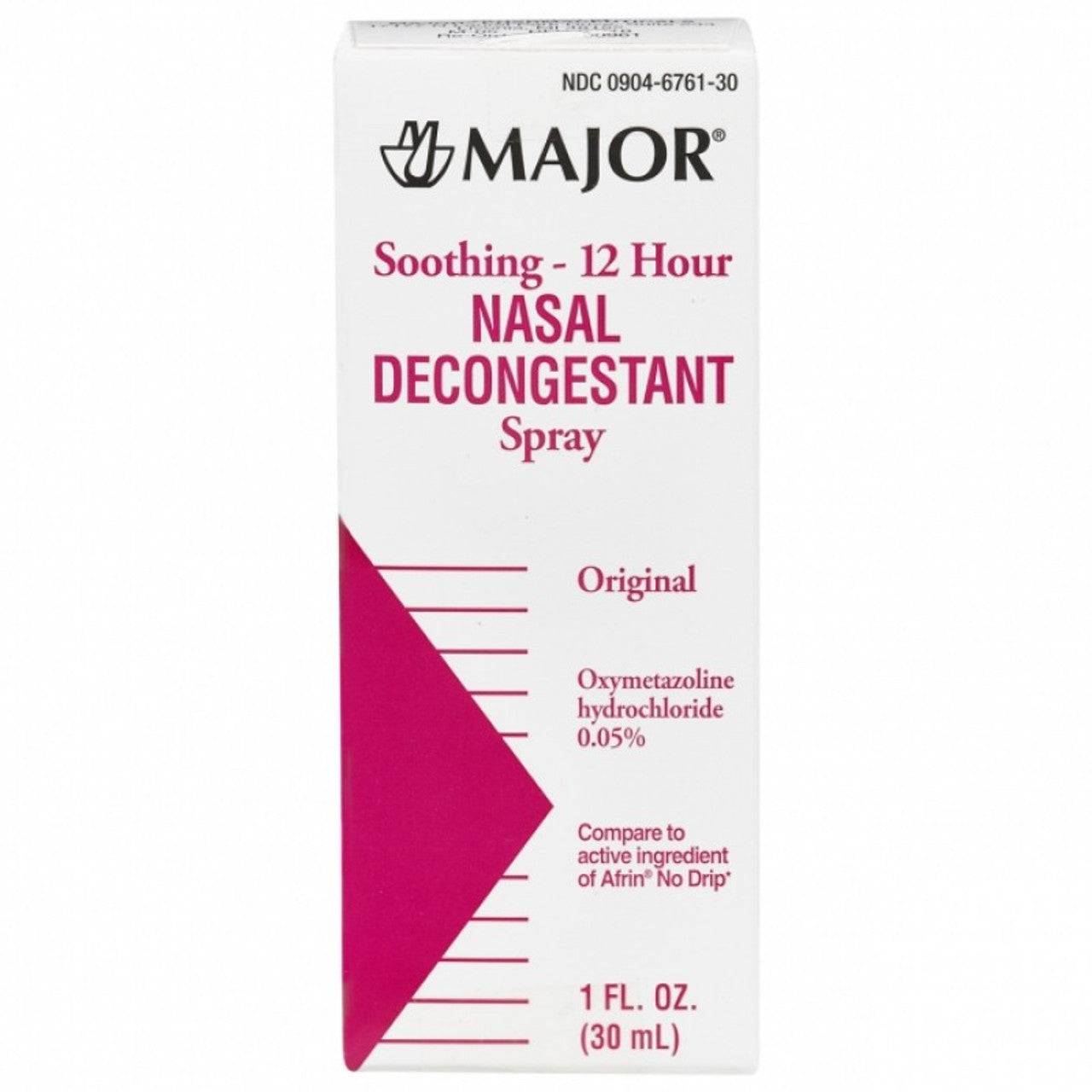 Nasal Decongestant Spray - 12 Hr Soothing