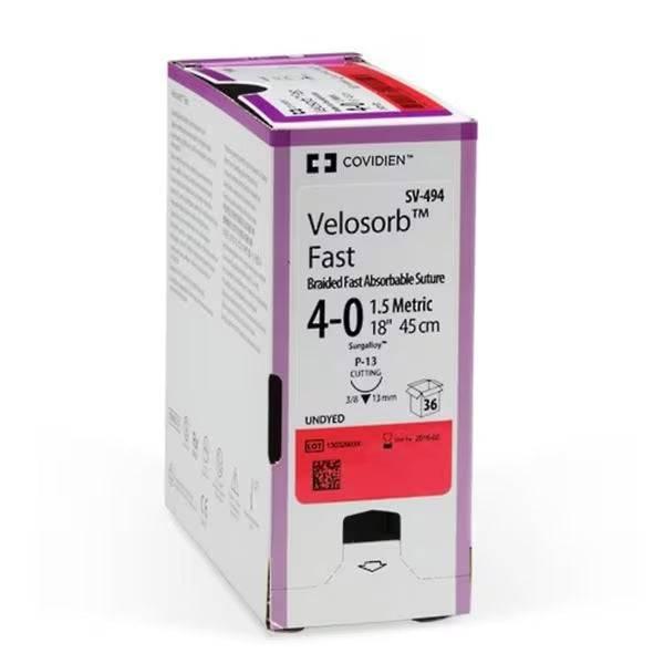 Velosorb Fast Braided Sutures w Premium Reverse Cutting