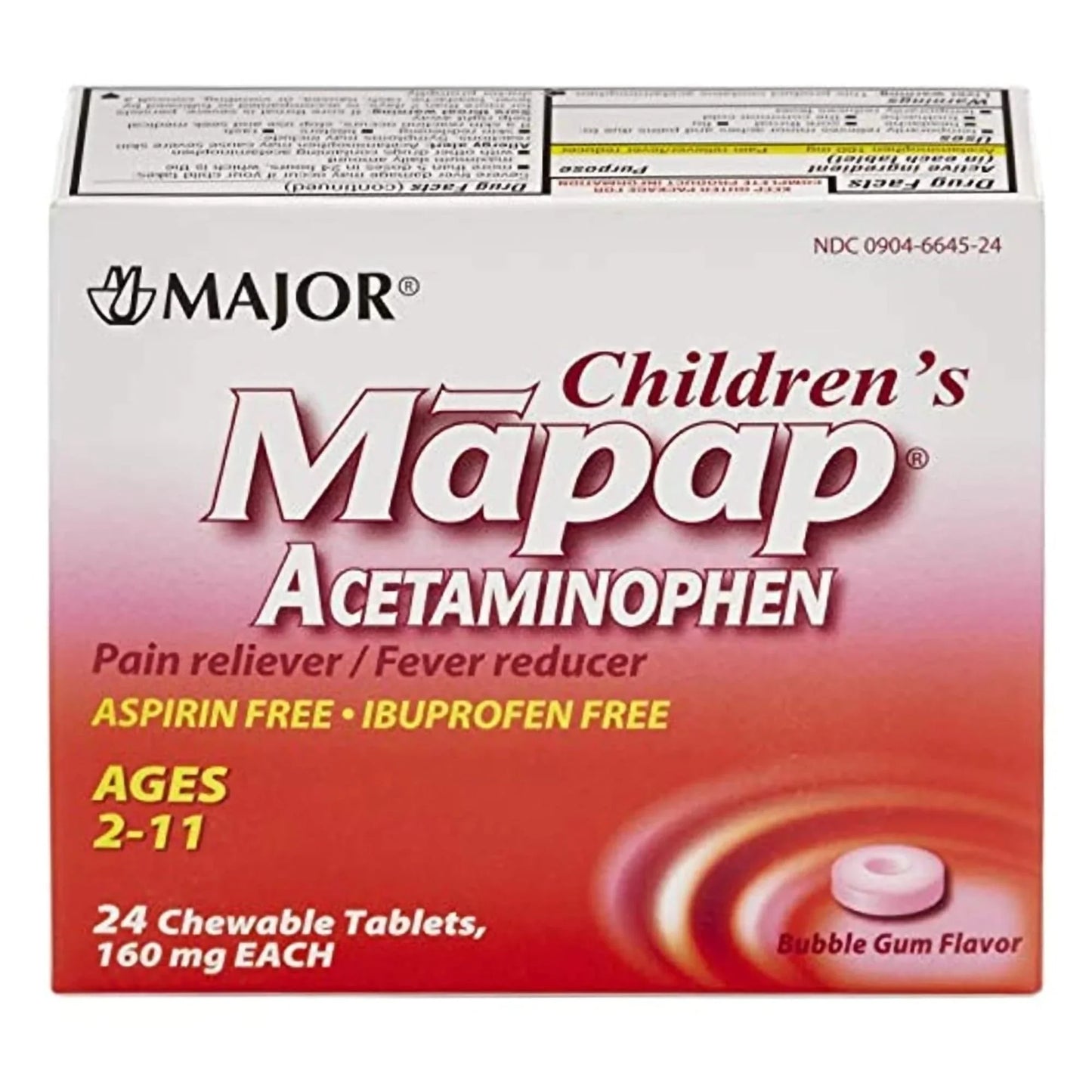 Mapap Children's Acetaminophen Tablets