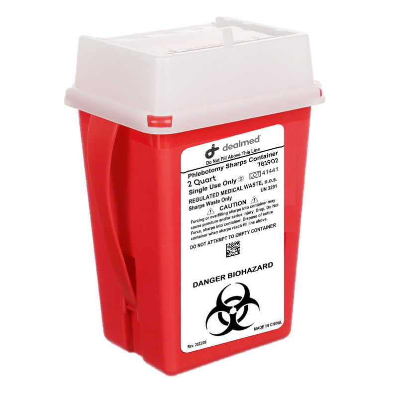 Sharps Containers with Flip Lid Opening
