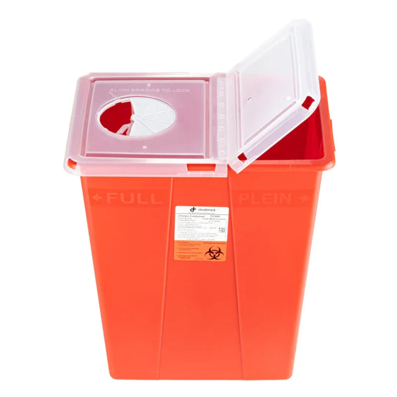 Sharps Containers with Rotor Opening