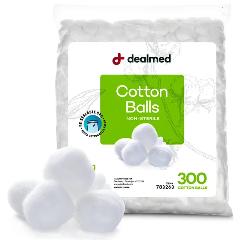 100% Cotton Balls, Medium, Non-Sterile