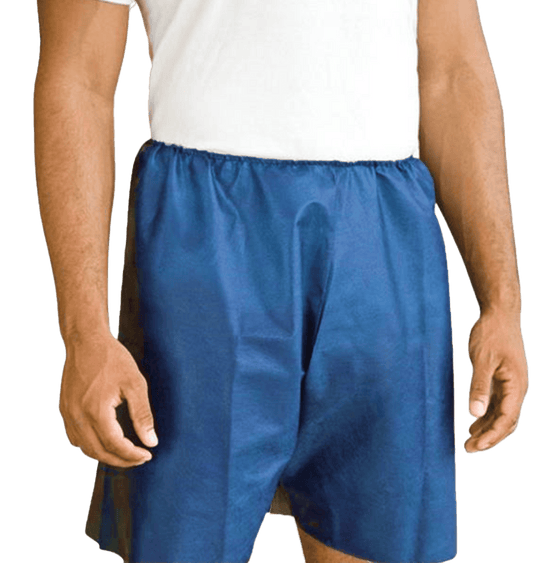 Non-Woven Exam Shorts: Comfortable & Hygienic with Elastic Waistband