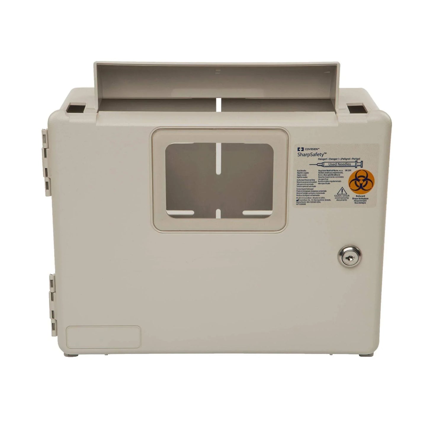 Wall Enclosure with Glove Box and Container