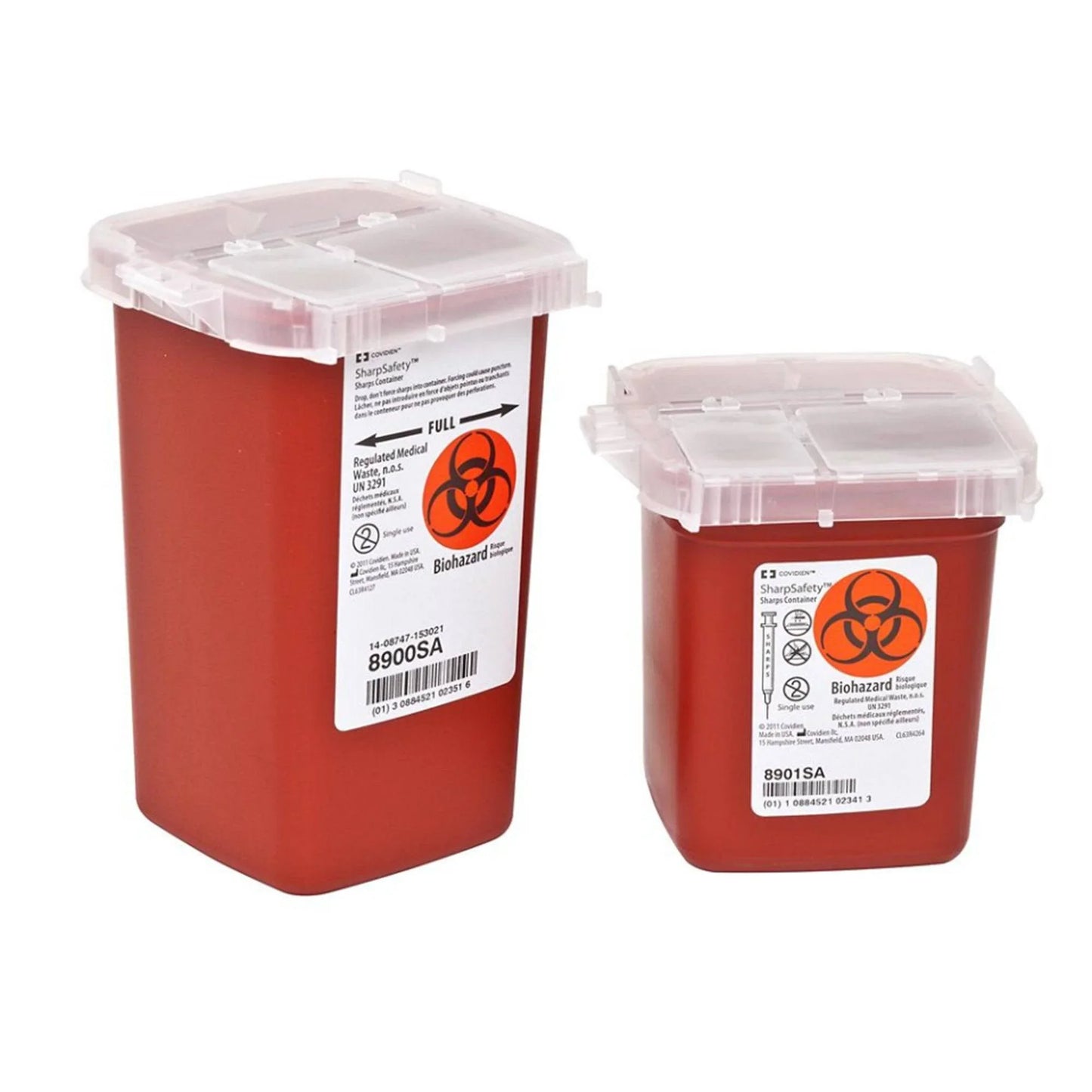 Sharps Containers w Safety Mechanism