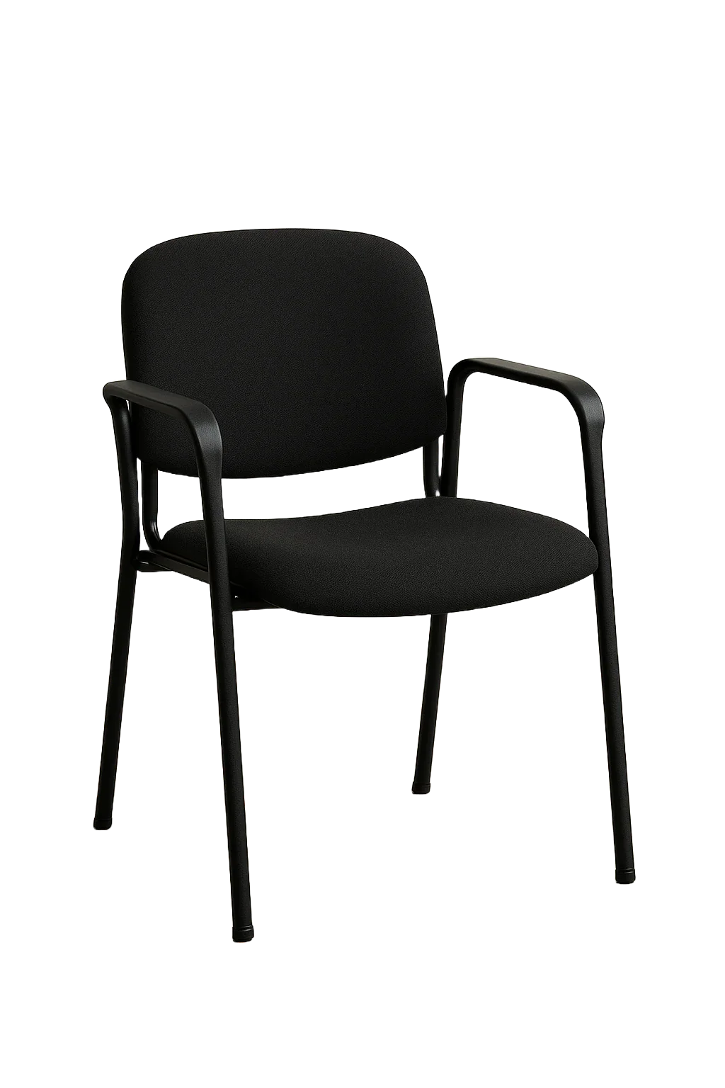 Fabric Stackable Chair with Armrests