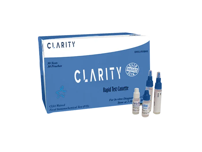 Clarity Fecal Occult iFOB Test Cassette Kit