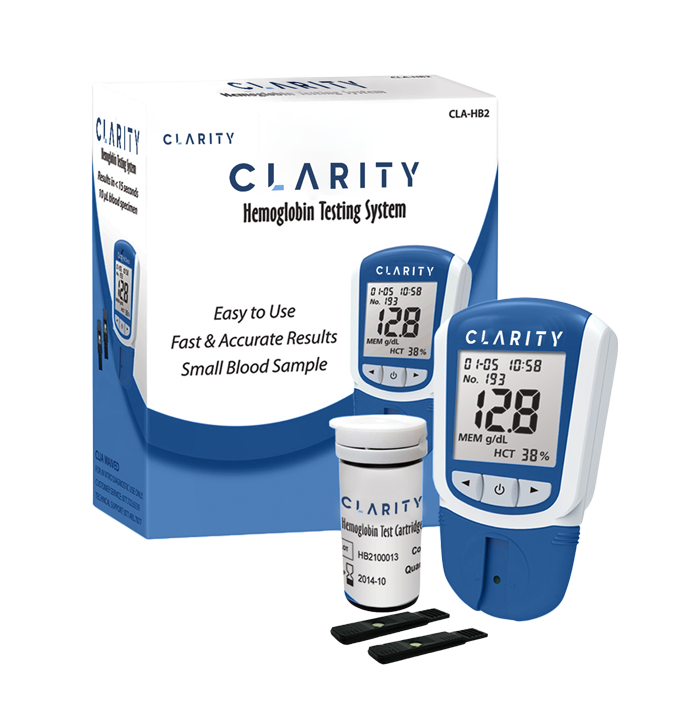 Clarity Hb Check Hemoglobin Meter