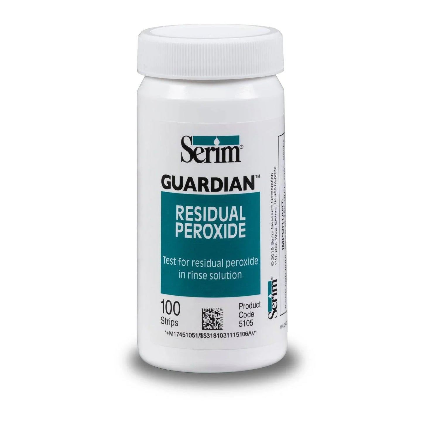 Guardian Residual Peroxide Test Strips: FDA-Cleared for Dialysis Water Quality