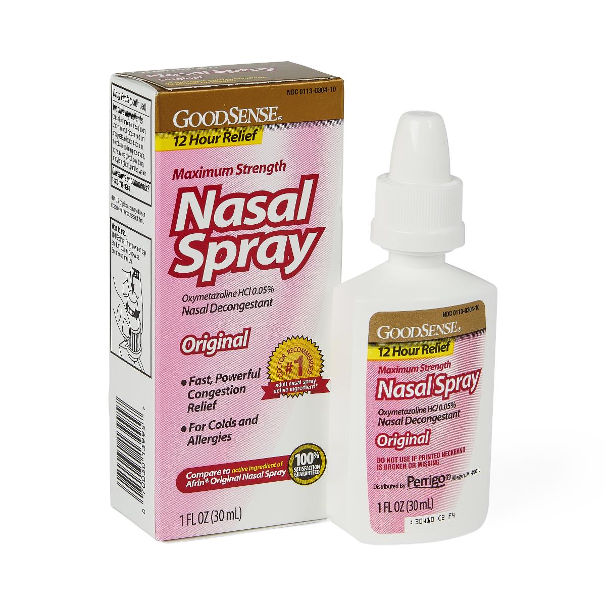 Nasal Decongestant Spray - 12 Hr Soothing