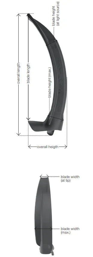 visionPRO Laryngoscope MAC Blades