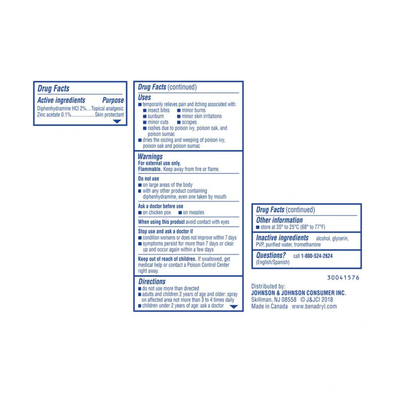 Benadryl Extra Strength Itch Cooling Spray