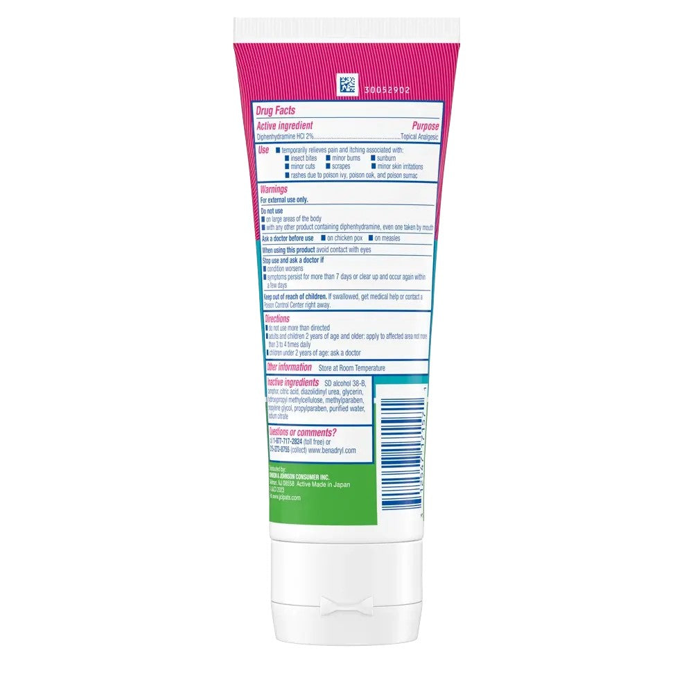 Benadryl Itch Stopping Gel Extra Strength