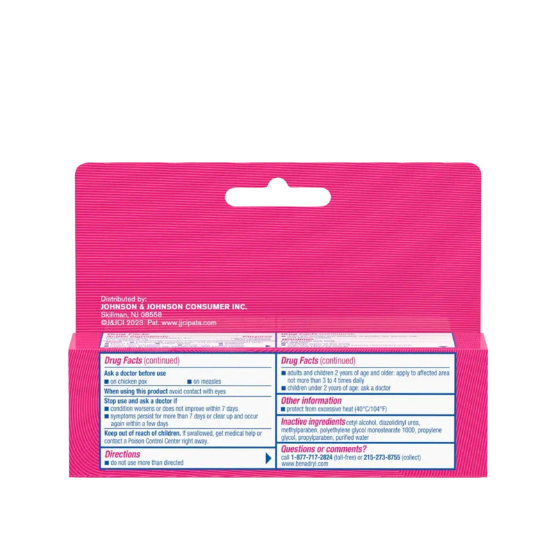 Benadryl Itch Stopping Topical Cream