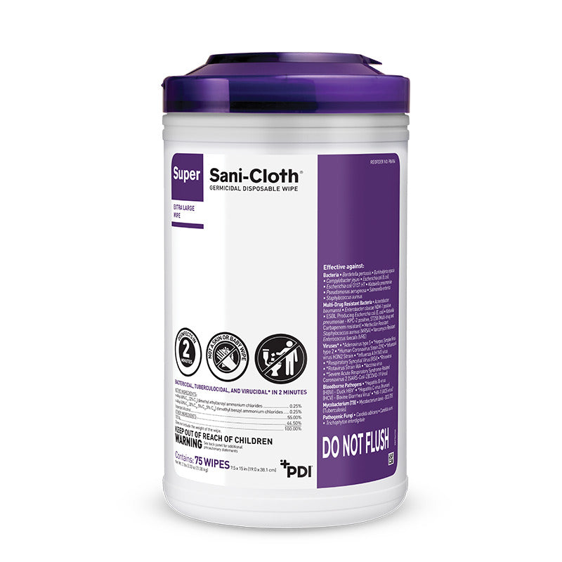 Super Sani-Cloth Germicidal Wipes