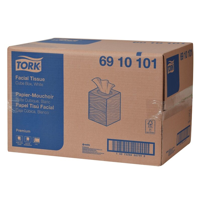Premium Facial Tissue Cube Box