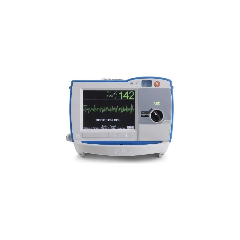 R Series BLS Defibrillator Monitor Package with OneStep Pacing, Battery, and Defibrillator Pads