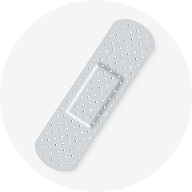 Clear Adhesive Bandages