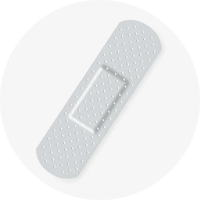 Clear Adhesive Bandages