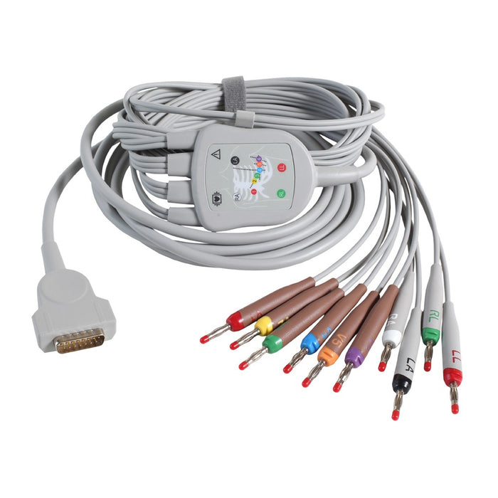 10 Lead AHA Patient Cable