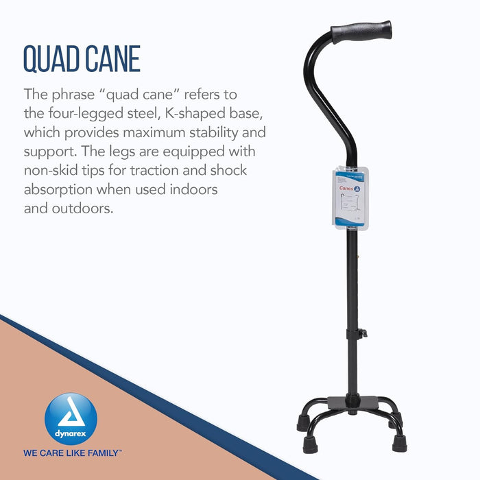 Sturdy Quad Leg Cane for Adults