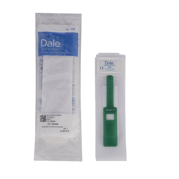 Hold-N-Place Foley Catheter Leg Band