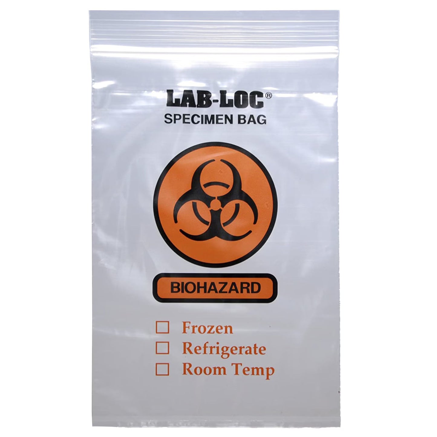 Biohazard Specimen Transfer Bag