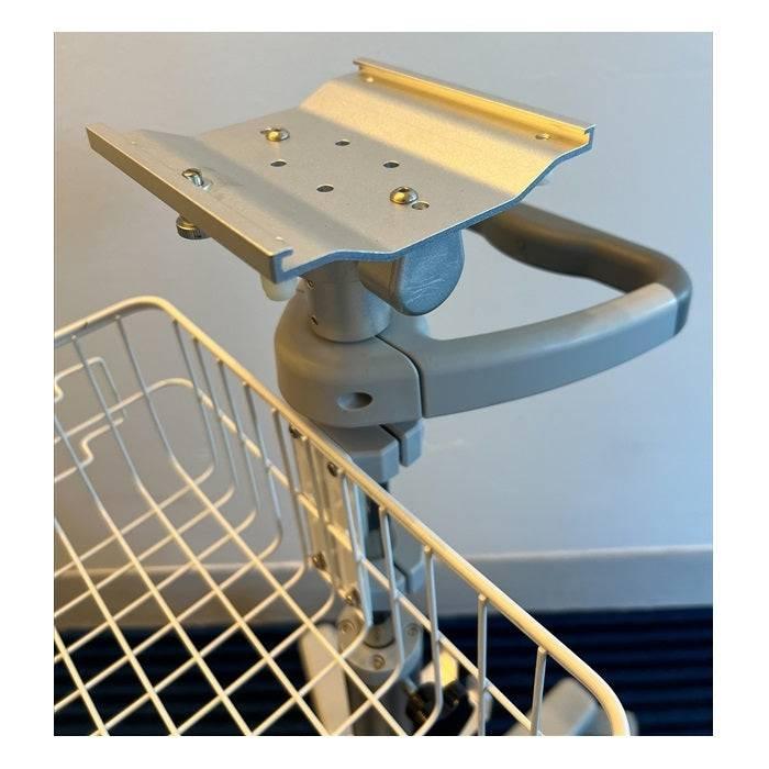 Adjustable Rolling Trolley with Sunken Base