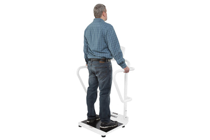 Digital Platform Scale with Extra Wide Handrails - ADA Compliant